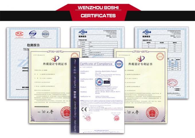 La marque du monde, lock-out BD-D43, lock-out électrique de prise (lock-out imperméable IP67) de sécurité de prise de récipient de Wenzhou Boshi