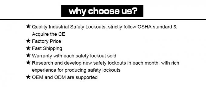 Lock-out en acier portatif Kit Lockout Group de sécurité de ventes d'usine