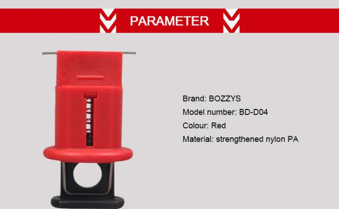 Dispositif miniature de lock-out de disjoncteur de couleur adapté aux besoins du client par BOSHI